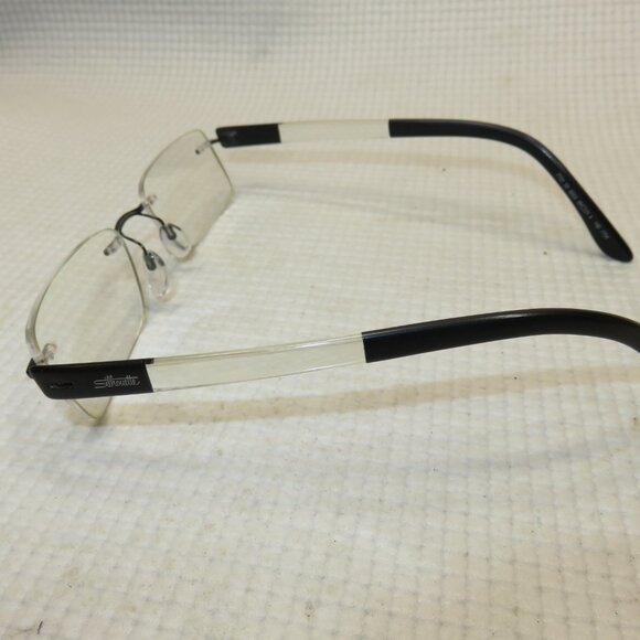 Silhouette 7731 Titanium Eyeglasses rimless 6053 Black size 49-21-140 Frame Only - Picture 6 of 13